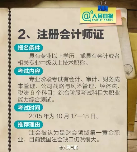 211項(xiàng)職業(yè)資格證被取消 盤點(diǎn)十大含金量高資格證書
